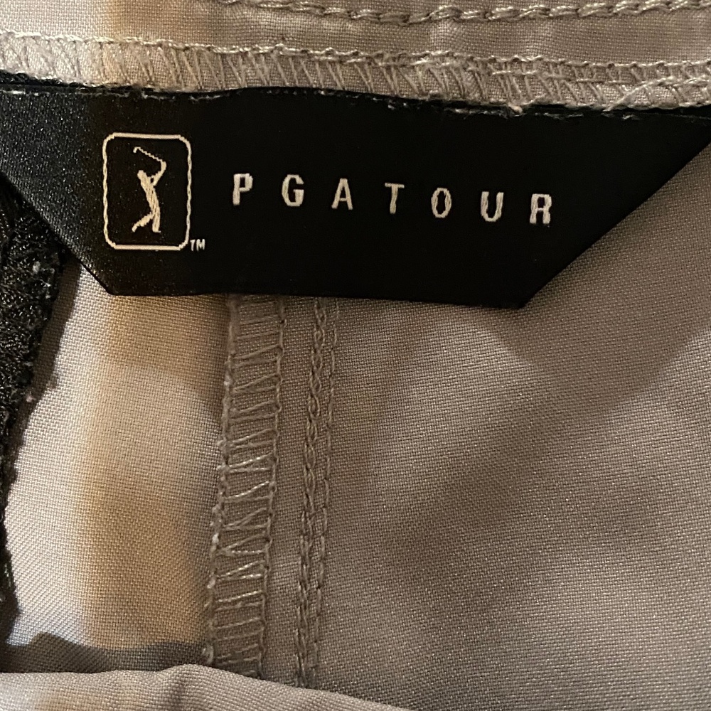 PGA Tour Light Grey Women's Athletic Shorts - Picture 7 of 9